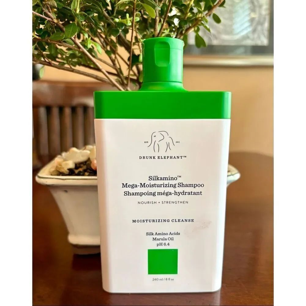 DRUNK ELEPHANT  - NWT - Silkamino Mega-Moisturizing Shampoo, 240 ml / 8 fl oz.